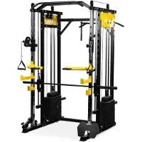 Dione S4 - Smith Machine - Cable Crossover - Squatrek - Incl 110kg Gewichten