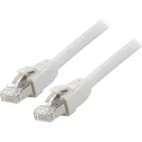 Equip 608012 cat 8.1 s/ftp patch cable, 2.0m grey, 3 m, cat8.1, s/ftp (s-stp) rj-45, rj-45, grey