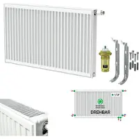 Belrad Kansas 2 koloms radiator 180x30cm 1768W wit