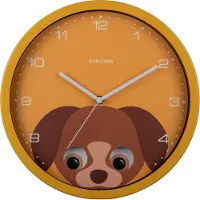 Karlsson wandklok peekaboo dog - Ø30,8cm