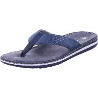 Rieker Morelia Slippers blauw Imitatieleer Maat 43