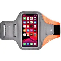 Mobigear Telefoonhoesje geschikt voor Telefoonhouder Hardlopen Xiaomi Redmi 12C Sport Hoesje Neopreen | Easy Fit Sportarmband - Oranje