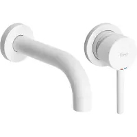 REA Inbouw Wastafelkraan Lungo White + Box