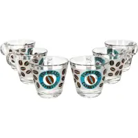 Ritzenhoff & Breker Set van 6 espressokopjes 80ml Cremona Blauw 6 cm - Ritzenhoff 0806205