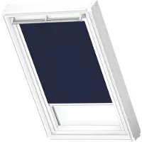 Velux Origineel Verduisterend Rolgordijn (DKL) Wit Kozijn, M08, 308, 2, Donkerblauw