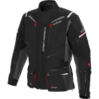 Büse Open Road III Textieljack Zwart/Grijs/Rood 110 Mannen