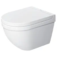 Duravit Starck 3 wandclosetpot Compact Durafix WonderGliss Wit