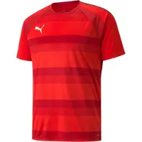Puma Functioneel shirt 'TeamVision' rood / donkerrood / wit