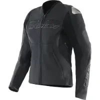 Dainese Racing 5 Dames Zwart Leren Motorjas Maat 40
