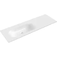 Mexen Vela ingebouwde wastafel links 141 x 46,5 cm, wit glans - 25231400L