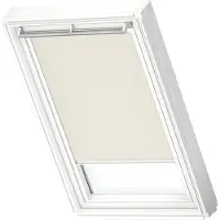Velux Origineel Verduisterend Rolgordijn (DKL) Wit Kozijn, M04, 304, 1, Beige