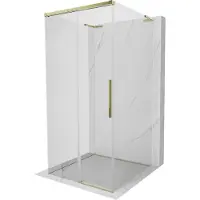 Mexen Rox-3S L 3-zijdige schuifdouchecabine 100 x 100 , transparant, goud - 8C2L-100-100-50-00-3S
