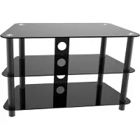 Vdd - TV kast meubel - Audio hifi meubel - 80 cm breed - Zwart