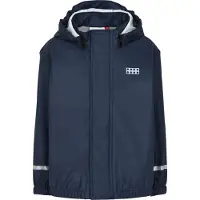 Lego Wear Regenkleding m. Bretellen - PU - LWJivan - Dark Navy - - 3 jaar (98) - Regenkleding