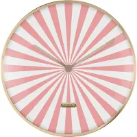 Karlsson wandklok candy swirl dome flamingo pink & white- Ø40cm