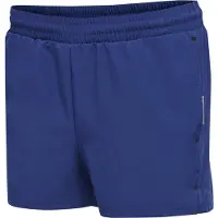 Hummel Sportbroek 'Move Grid' navy / grijs / wit