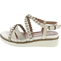 Tamaris Sandalen met riem taupe