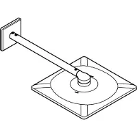 GROHE Rainshower SmartActive 310 Cube Hoofddouche - wand - 43cm - vierkant - cool sunrise 26479GL0