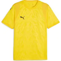 Puma Teamcup Shirt Korte Mouw Heren - Geel | Maat: L