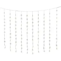Konstsmide Lichtgordijn sterren Binnen 230 V/50 Hz Energielabel: G (A - G) 120 LED Warmwit (b x h) 140 cm x 120 cm