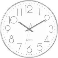 TYME Wandklok Modern - Goed Leesbaar - Stille 30cm Klok - Analoog -