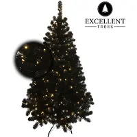 Excellent Trees Kerstboom  led stavanger black 150 cm verlicht