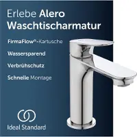 Ideal standard Alero wastafelkraan, zonder afvoer, waterbesparend – Chroom