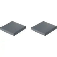 Madison lounge profi-line zitkussen rib grey ca. 60x60 cm set van 2