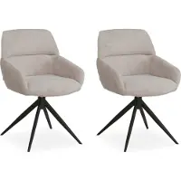 MX Sofa Eetkamer stoel Lake - Natural (set van 2 stoelen)