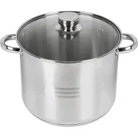 Topfann RVS Kookpan 12L Gastro Inductie 28cm Hoog Groot