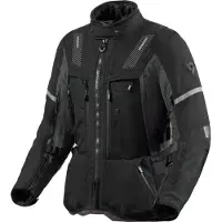 REV'IT! REV’IT! Sand 5 H2O Dames Zwart Antraciet Motorjas Maat 34