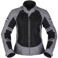 Modeka Veo Air dames motorjas, zwart/grijs, maat 36