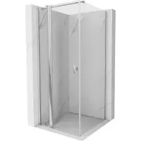 Mexen Mist T douchecabine scharnierend 75 x 75 , transparant, chroom - 8A4T-075-075-01-00