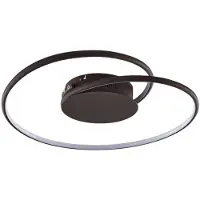 LINDBY Plafondlampe , Joline, Roestbruin, Woonkamer, Metaal, Modern