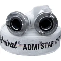 Admiral Bouw-/industrieslang | binnen-d. 102 mm | lengte 20 m Storz A | wit | ROL | 1 stuk - 602-100-20 602-100-20