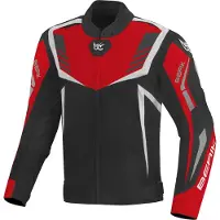 Berik Toronto Zwart Rood Wit Waterdichte Textiele Motorjas Maat 48