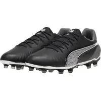 Puma Heren King Match Stevige Grond Voetbalschoenen (Zwart)