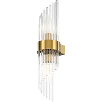 Maytoni Klassiek luxe metalen frame, goudkleurig, 37x16 cm, 60W