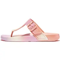 FitFlop Women iQushion Iridescent Adjustable Buckle Flip-Flops Urban White Iridescent-Schoenmaat 42