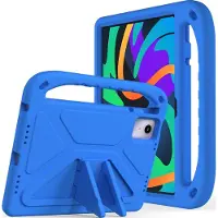 Mobigear Tablethoes geschikt voor Lenovo Tab P12 Kinder Tablethoes met Handvat | AeroArmor - Blauw