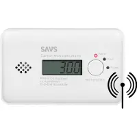 SAVS C10-W Koolmonoxidemelder – Draadloos koppelbaar - LinkSmart