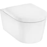 Hansgrohe EluPura S - Hangend toilet met SoftClose zitting, Rimless, AquaChannel Flush, SmartClean, EcoSmart, wit 61186450