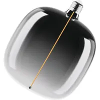 Ledvance LED Vintage Big Oval E27 4,8W 818 Filament rook dimbaar 4,8 W,, alu / grijs / zink, Glas, E27 LED-lamp