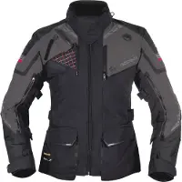 Modeka Panamericana II Lady Textile Jas Zwart/Grijs 42, Dames