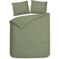 Heckett & Lane Diamante Dekbedovertrek 240x200x220 Laurel Green