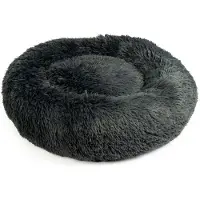 Duvo+ Duvoplus Snug - Donut bed - Donkergrijs - S - 50x50x13cm - Wasbaar