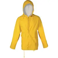 Asatex PU regenjack | maat M | geel | 100 % PES | 1 stuk - PJC/M/500 PJC/M/500
