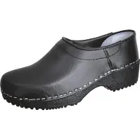 Saliha Casual schoenen PU-klompen (gesloten hiel) zwart