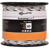 Gallagher EconomyLine cord wit 200m - 063925 063925