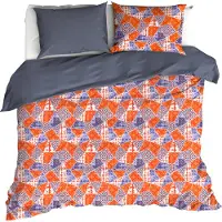 De Witte Lietaer Dekbedovertrek Quilt Blue Ribbon Satijn-260 x 200 / 220 / 240 cm | Extra Breed